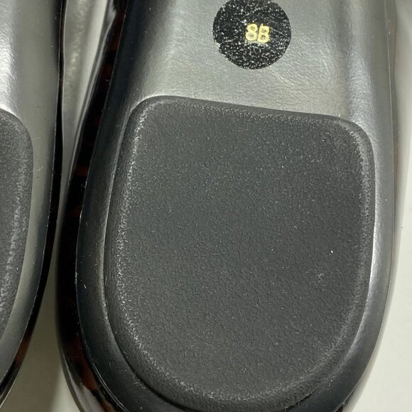 Stuart Weitzman Women’s Emilia Mary Jane Flats – Brown Tortoise Pointed Toe - Picture 8 of 16